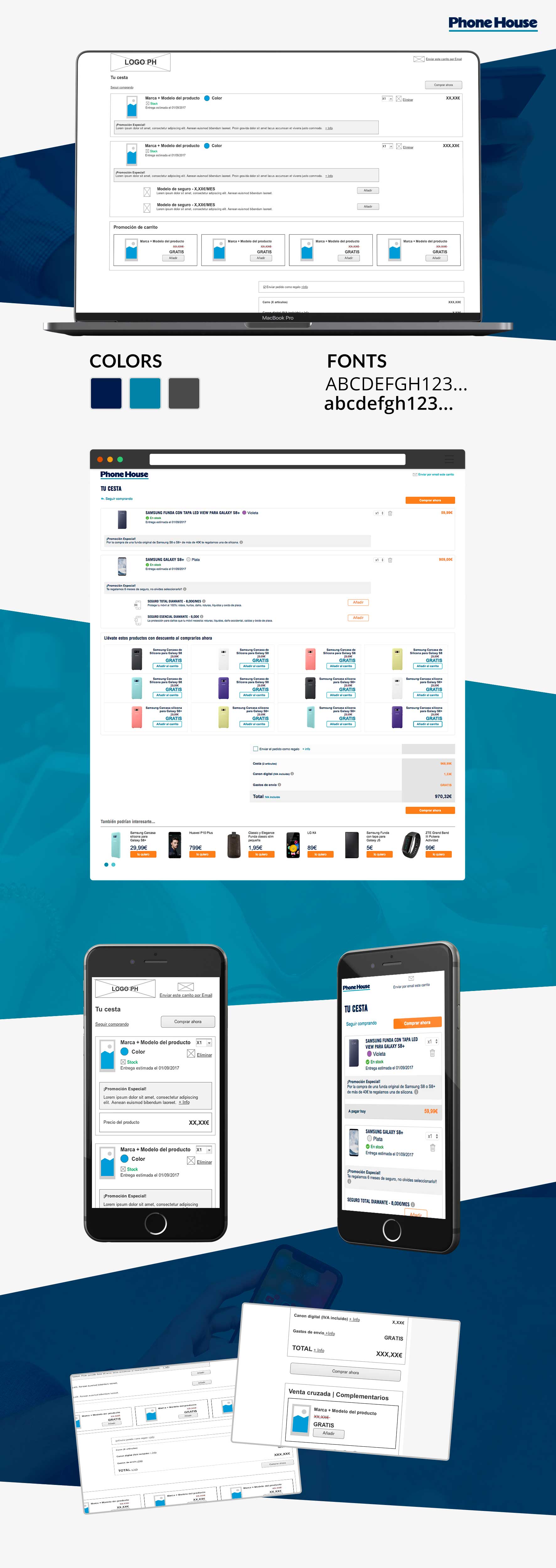 Javier arias del prado, ux, ui, usabilidad, Phone House, carro de compra, cesta de compra,